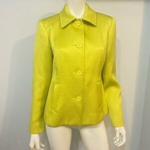 Louben 8 Button Up Blazer Jacket Lined Pockets